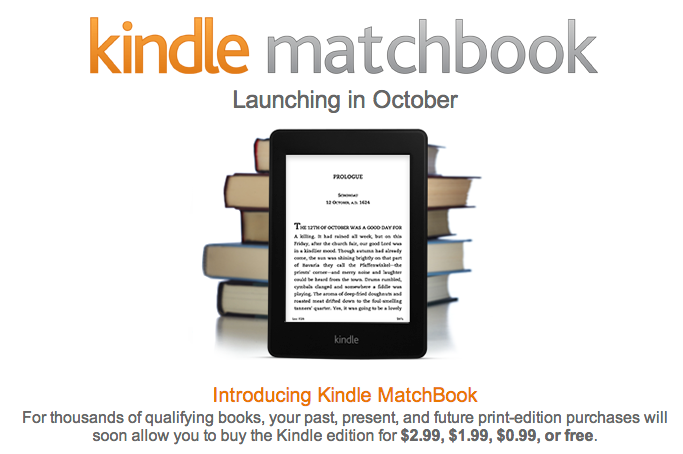 kindle matchbook price kindle matchbook price