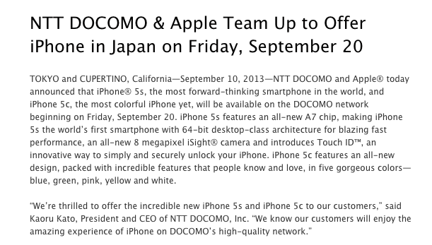Apple_-_Press_Info_-_NTT_DOCOMO___Apple_Team_Up_to_Offer_iPhone_in_Japan_on_Friday__September_20
