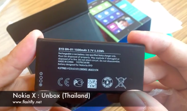 ノキアX：タイ（タイ）で販売UnboxのボックスノキアのXモデル_-_YouTubeの。-2
