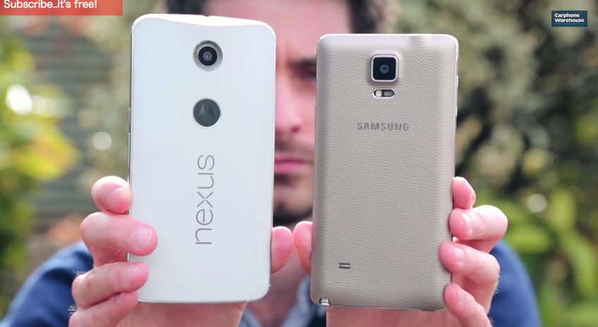 Nexus_6_vs_Samsung_Galaxy_Note_4_–_phablet_comparison_-_YouTube
