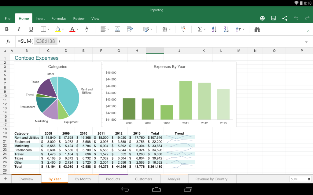 Excel-for-Android-Preview-1-1024x640