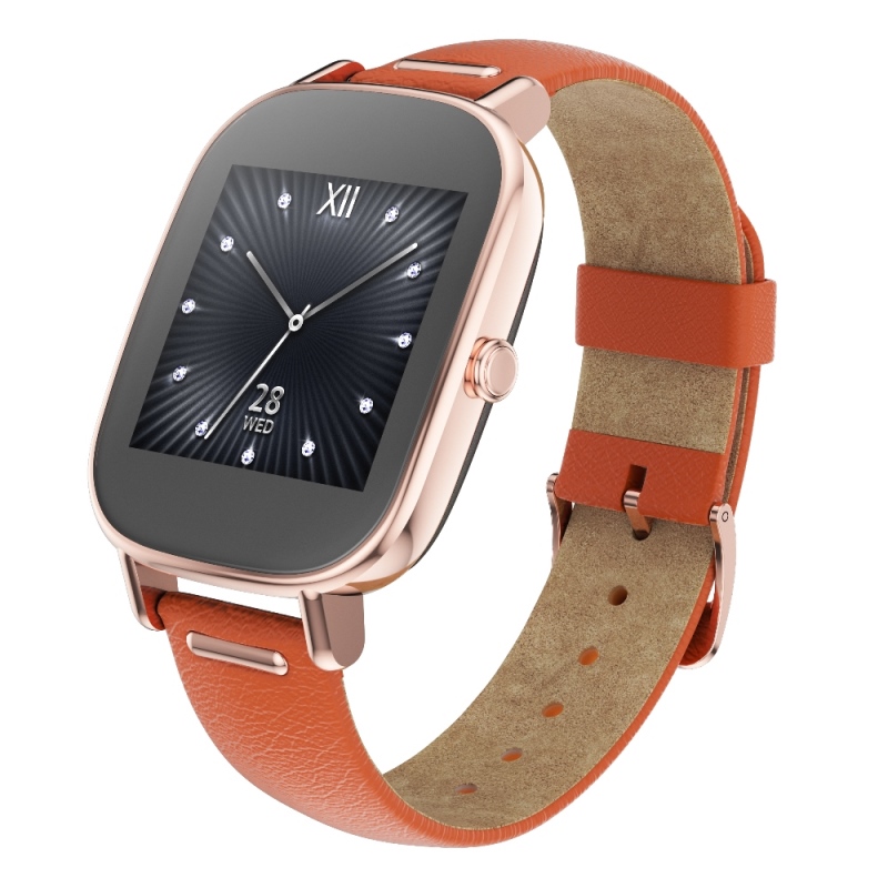 ASUS ZenWatch 2 (WI502Q)_Rose-gold + Lether strap
