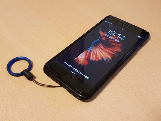Spigenのiphone 7用シン フィットケースにストラップを付けてみた Dream Seed