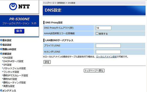 Ps S300neでlan内dnsを使用する Dream Seed