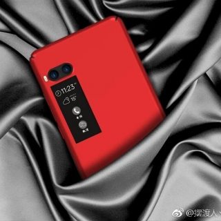 背面に小窓を搭載した変態端末、Meizu Pro 7の画像が流出　フルカラーではなくE-Inkの模様