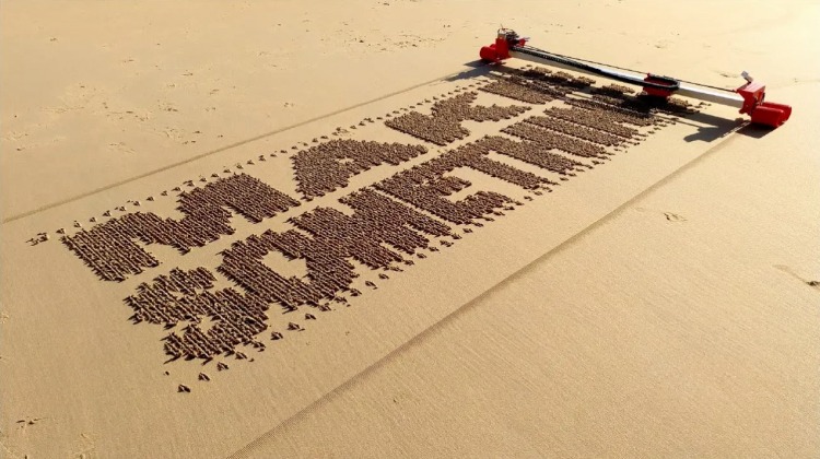 砂浜に文字を書ける自作プリンターが登場 これで告白し放題 Dream Seed 砂浜に文字を書ける自作プリンターが登場 これで告白し放題 Dream Seed