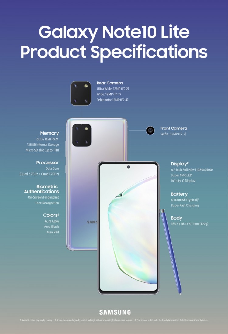 Samsung Galaxy Note10 Lite S10 Liteを発表 Dream Seed Samsung Galaxy Note10 Lite S10 Liteを発表 Dream Seed