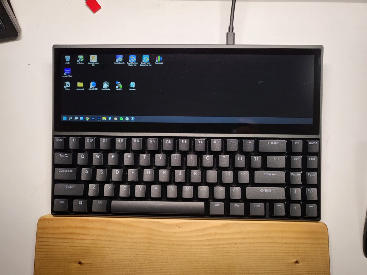ディスプレイ付きメカニカルキーボード「FICIHP」レビュー。使いよう 