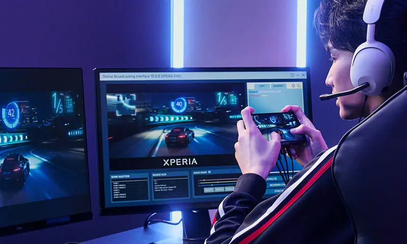 Xperia 1 IV専用ゲーミングギア「Xperia Stream for Xperia 1 IV(XQZ